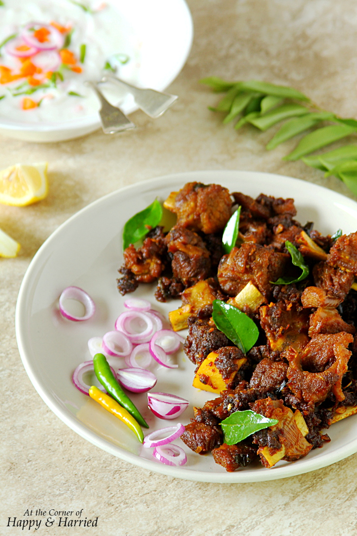 Mutton Chukka Varuval - South Indian Mutton Fry